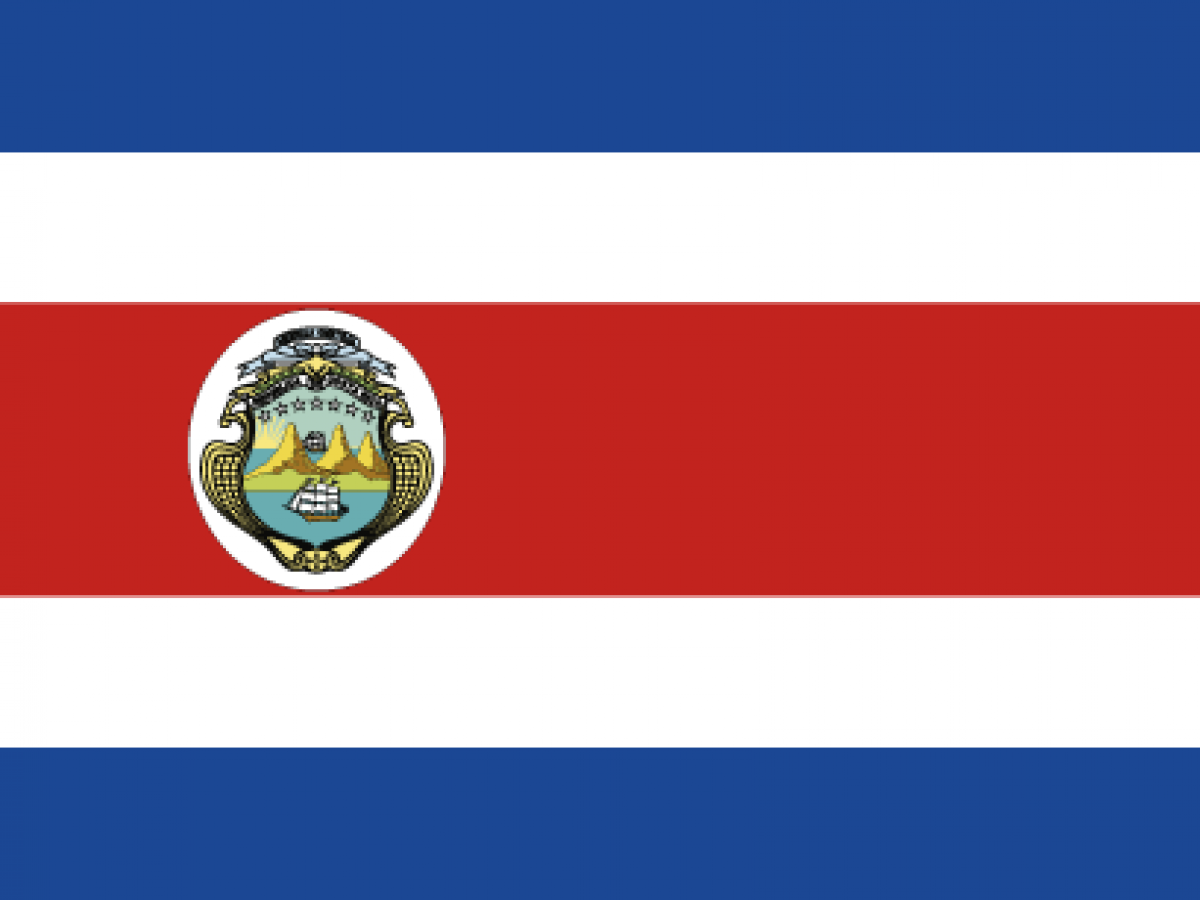 Bandera de costa rica