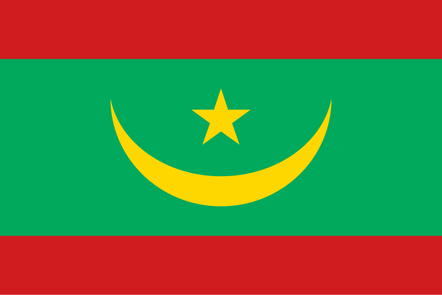 Bandera de mauritania