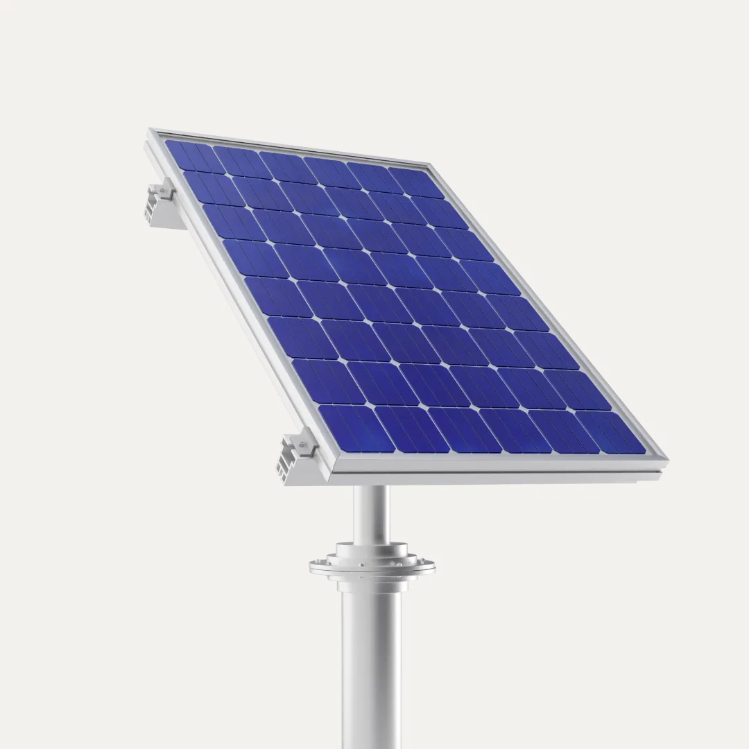 Rotating solar panel